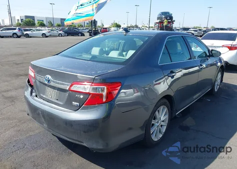 2012 Toyota Camry Hybrid Xle z USA, uszkodzony, nr VIN 4T1BD1FK4CU045964